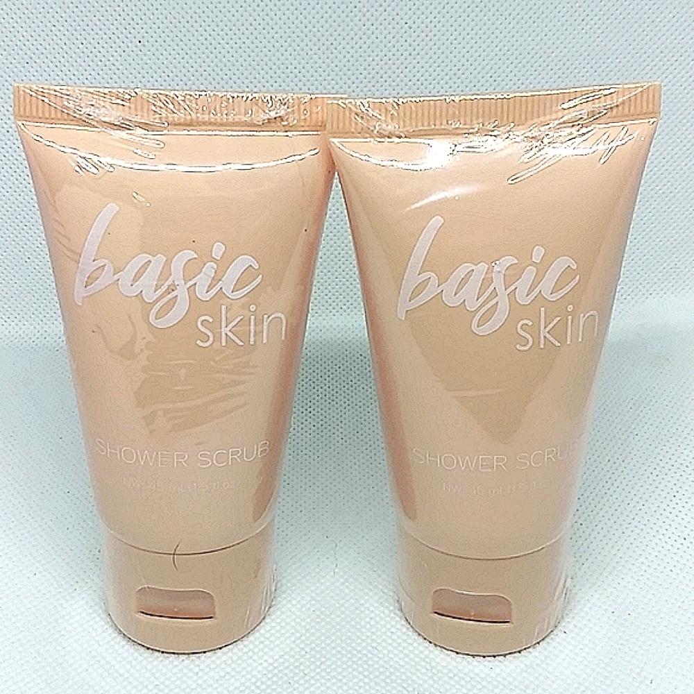 BUNDLE BASIC SKIN Power Scrub deluxe 1.5 fl. Oz size LOT of 2